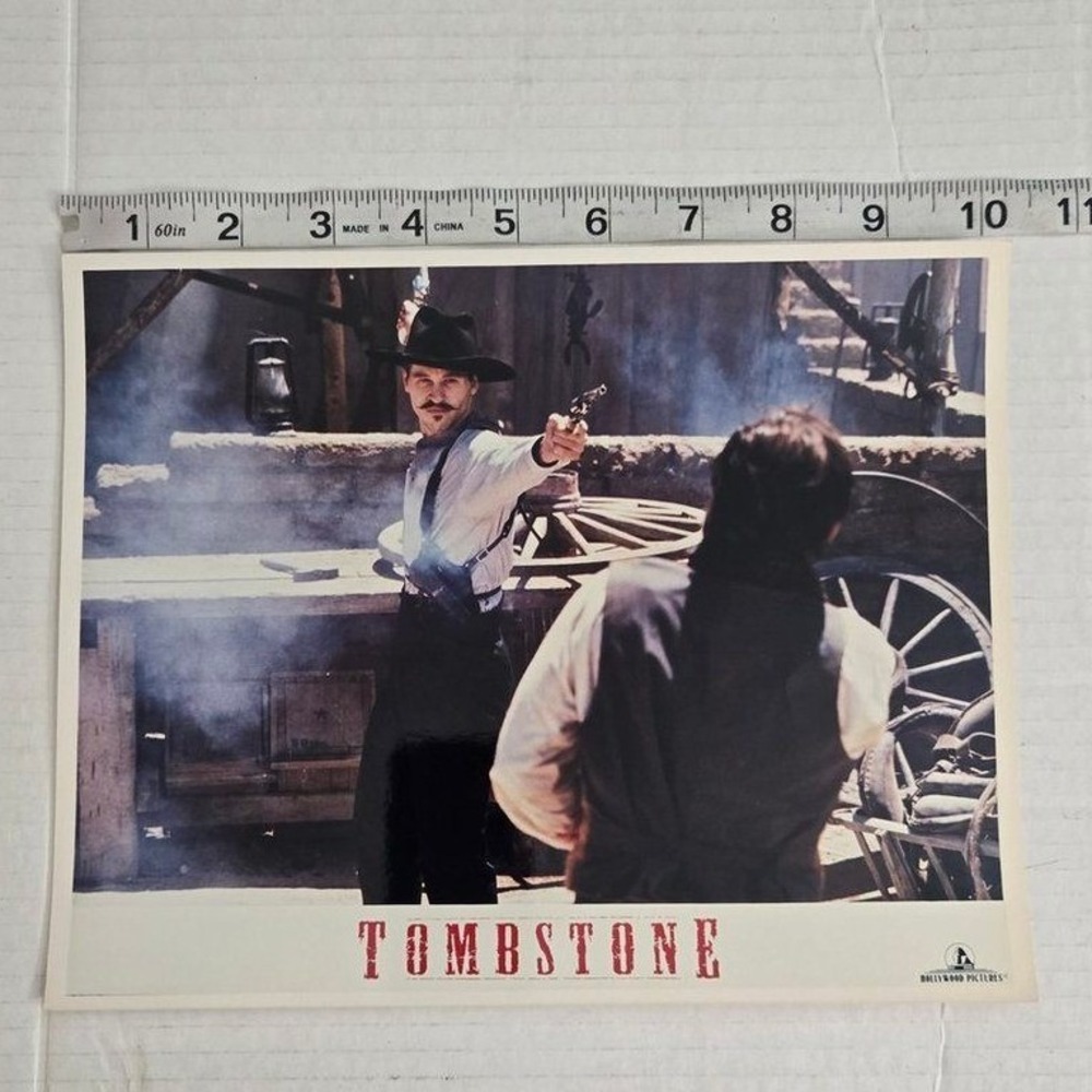 Tombstone 1993 Vintage 8x10 Movie‎ Photo Val Kilmer Doc Holliday Western Agfa